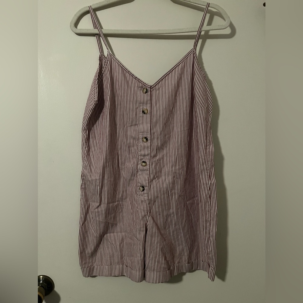Pinstripe romper